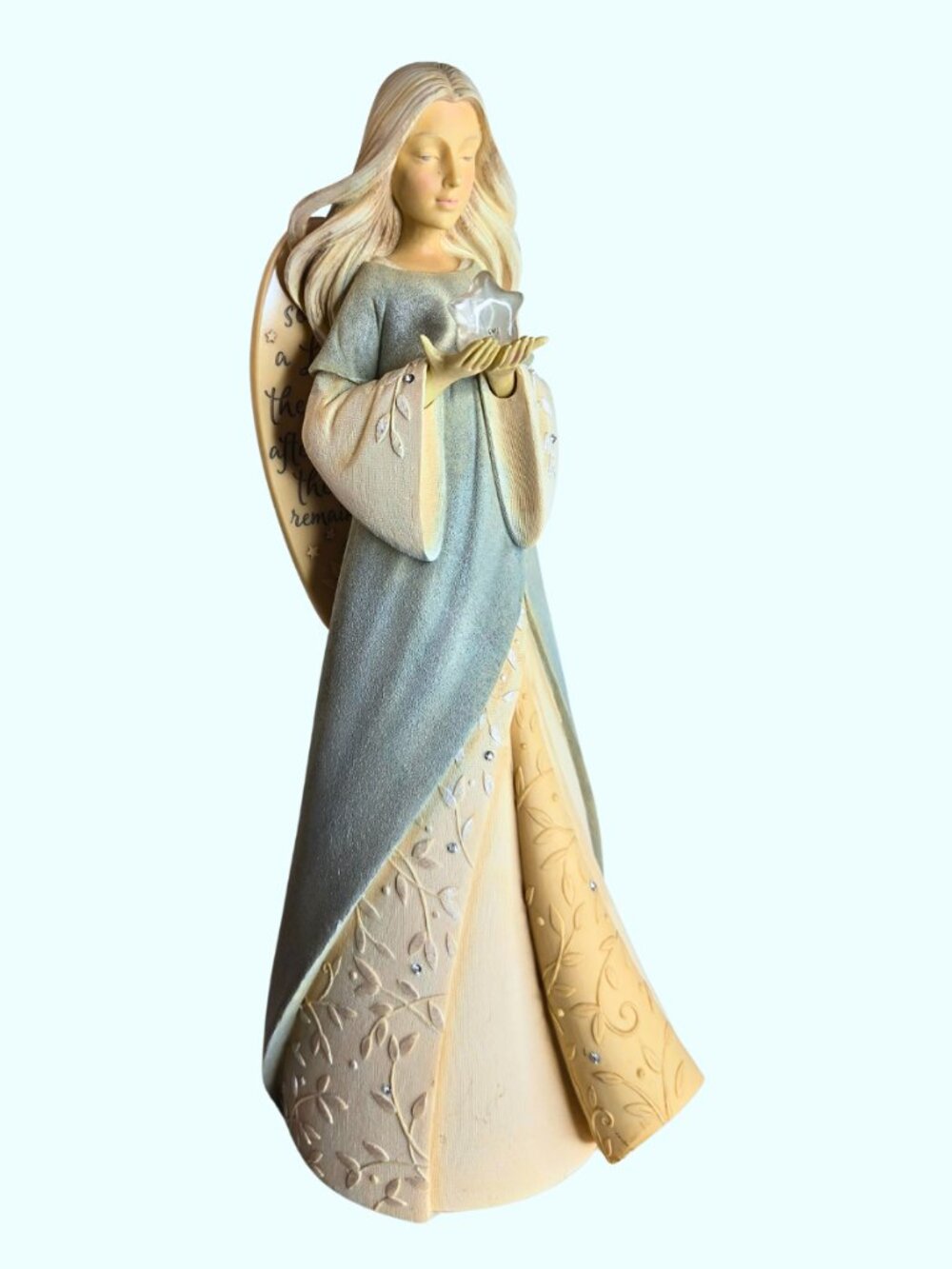 Beautiful Enesco Foundations Found Angel Figurine